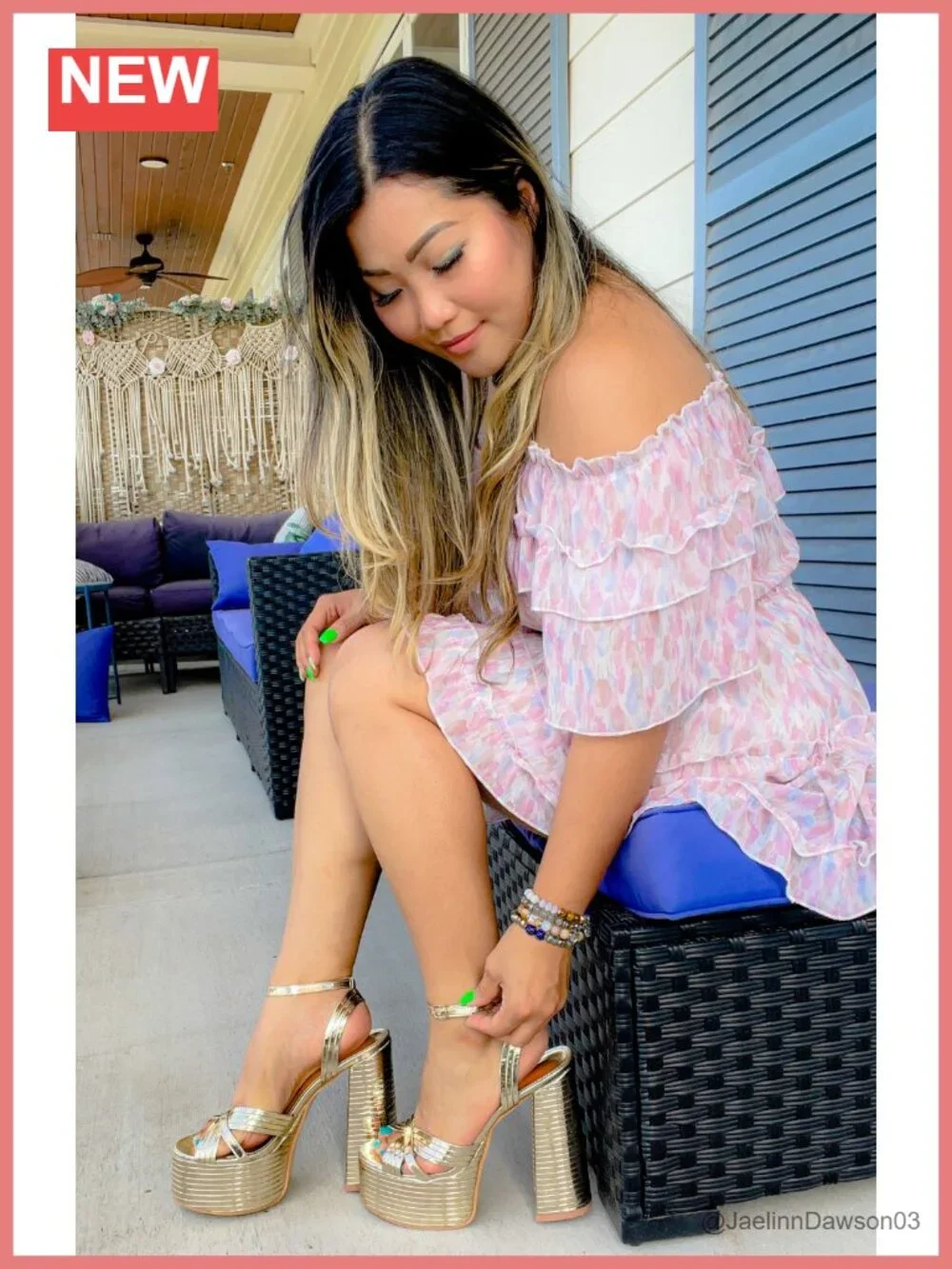 Chunky Block Heel Platform Sandals Ankle Strap Faux Leather Open Toe